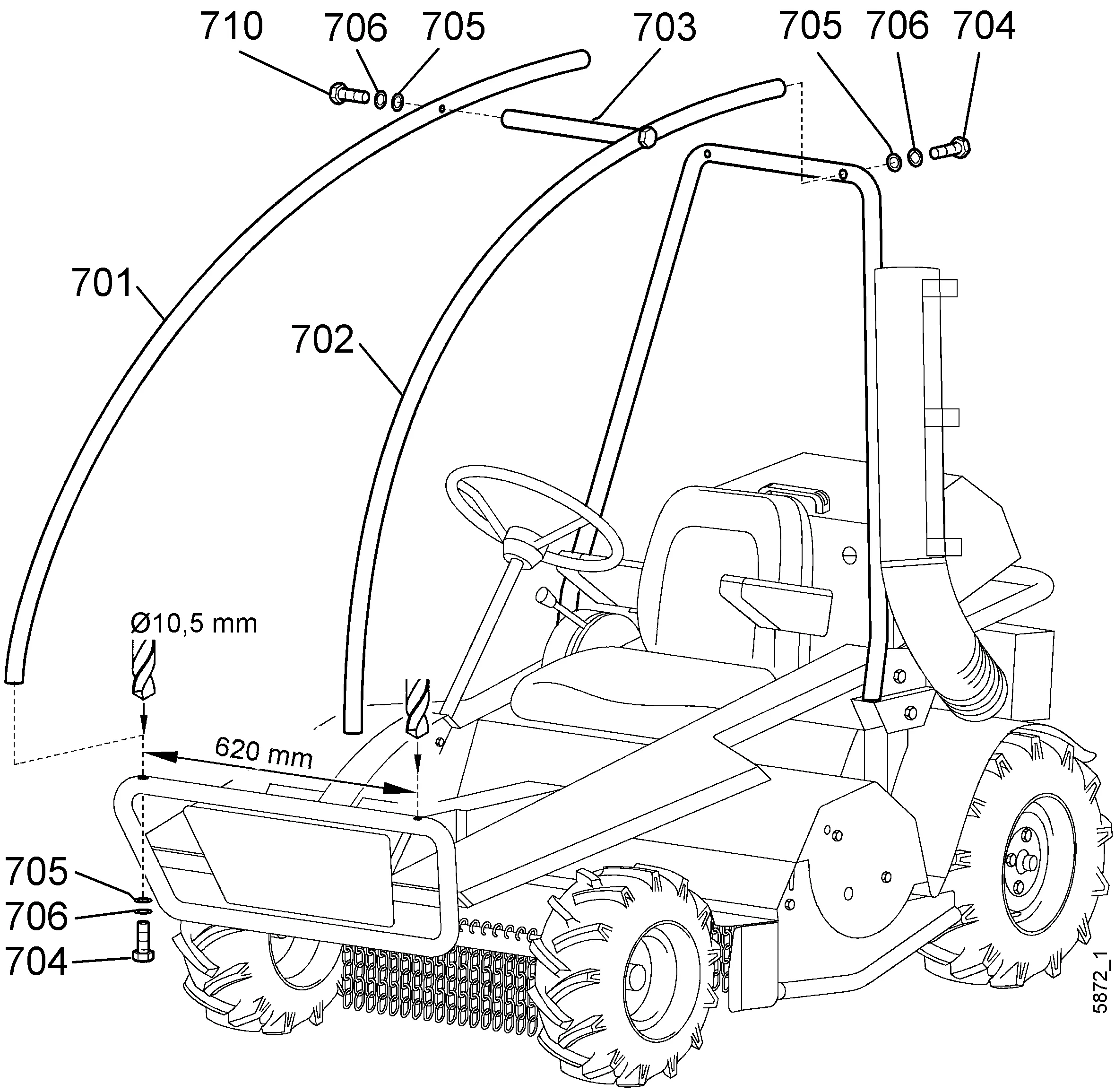 Machiniste-cadre de protection
