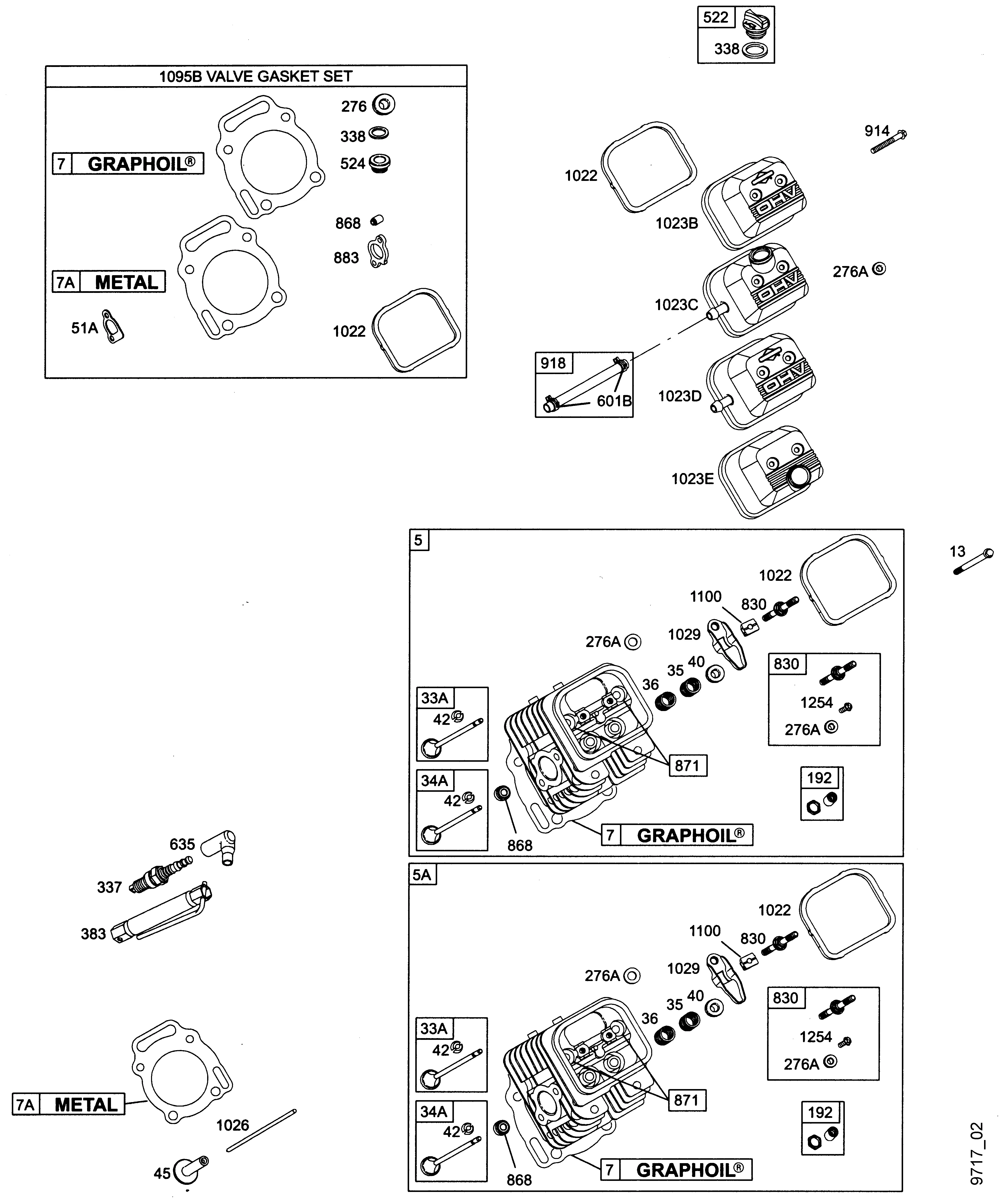 Zylinderkopf, Ventile