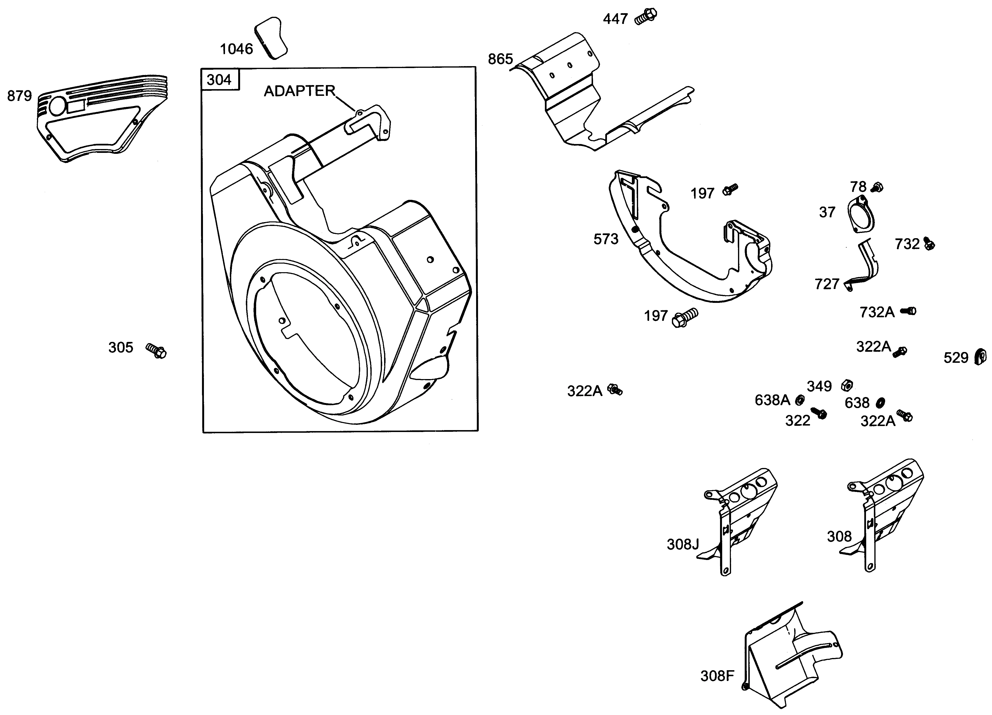 Lüftergehäuse, Verkleidung