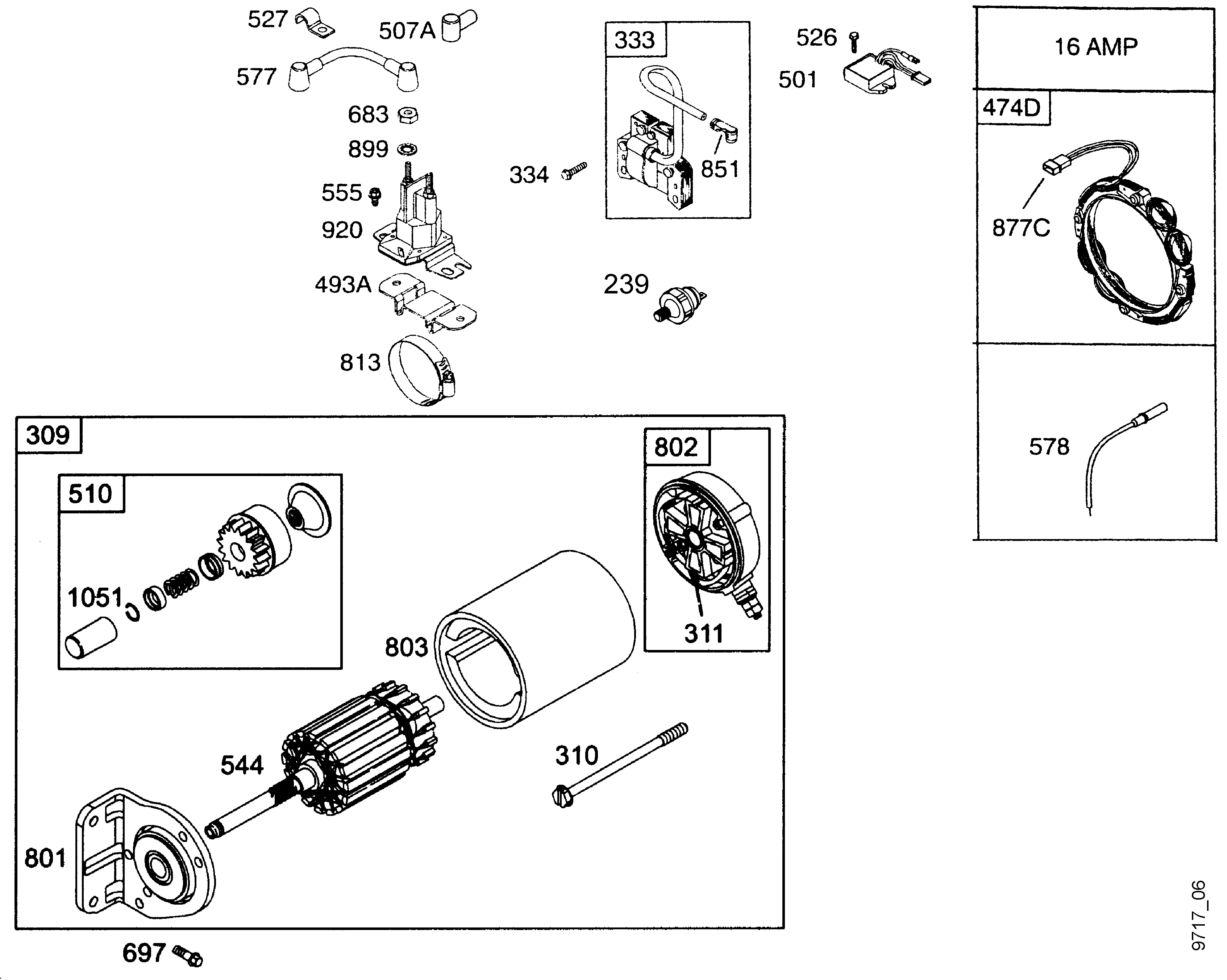 Generator, Zündanlage, Anlasser