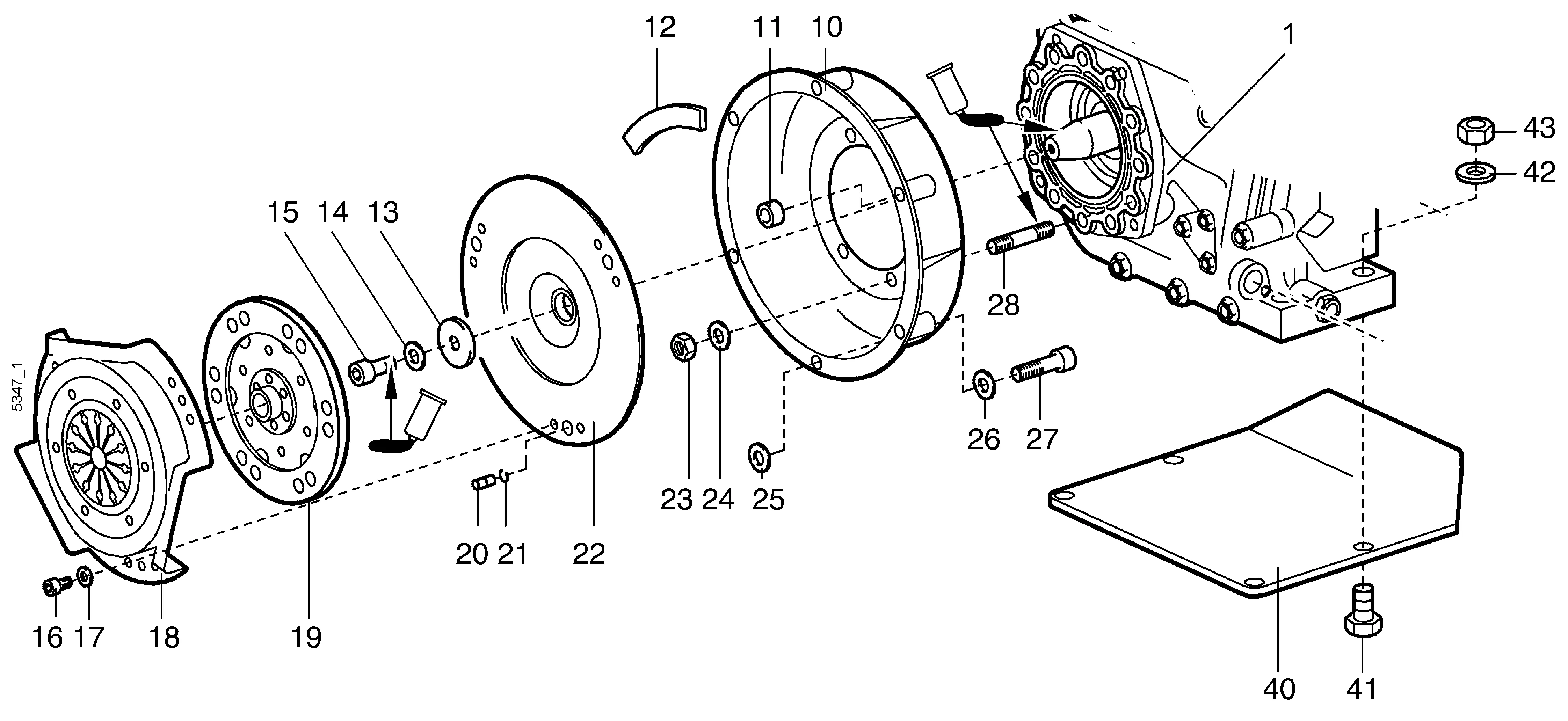 Motor-Anbauteile Lombardini Diesel 15LD440