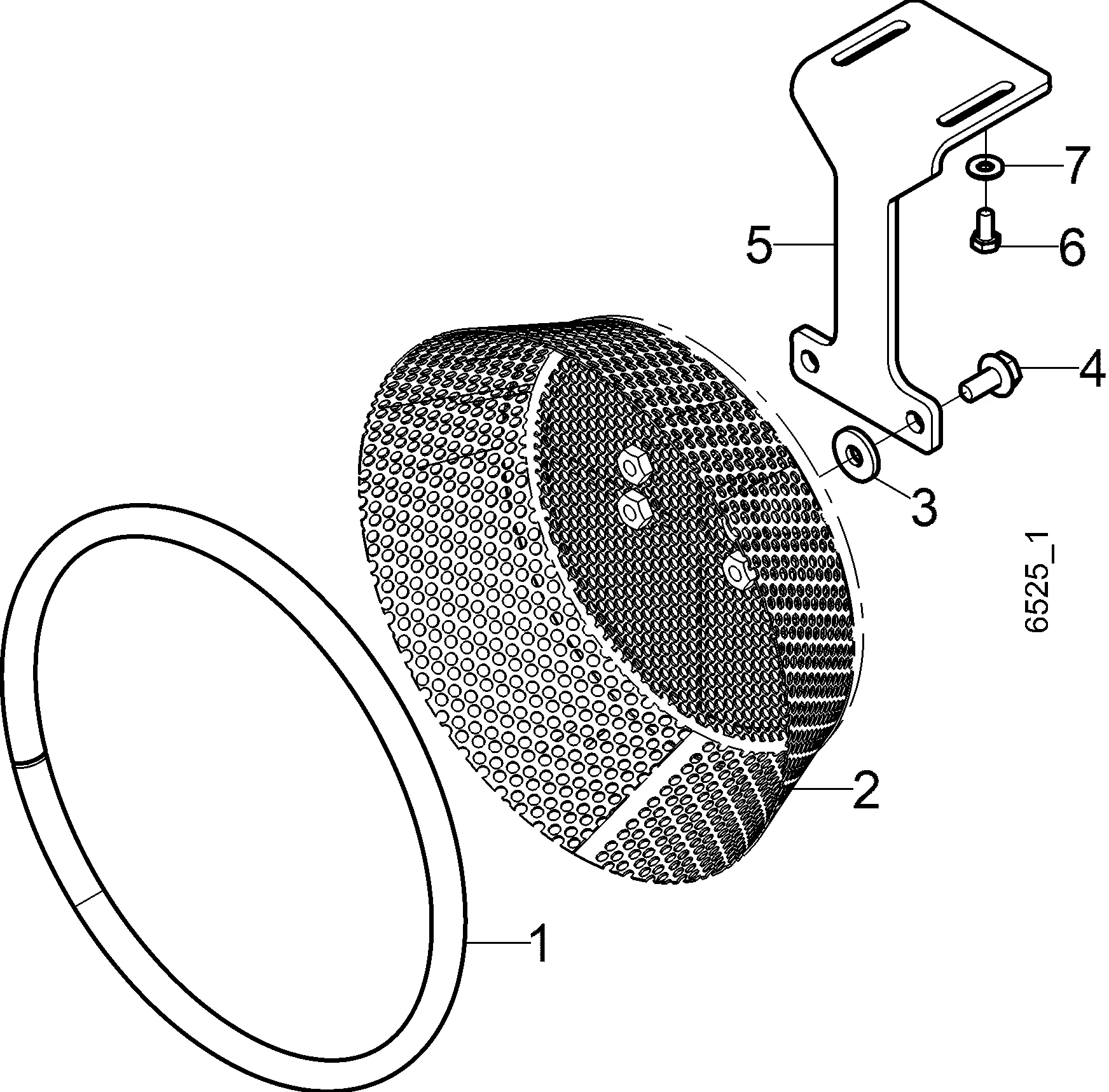 Lüftersieb Artikel 5938951 -> Kohler CH620; Yamaha EH72