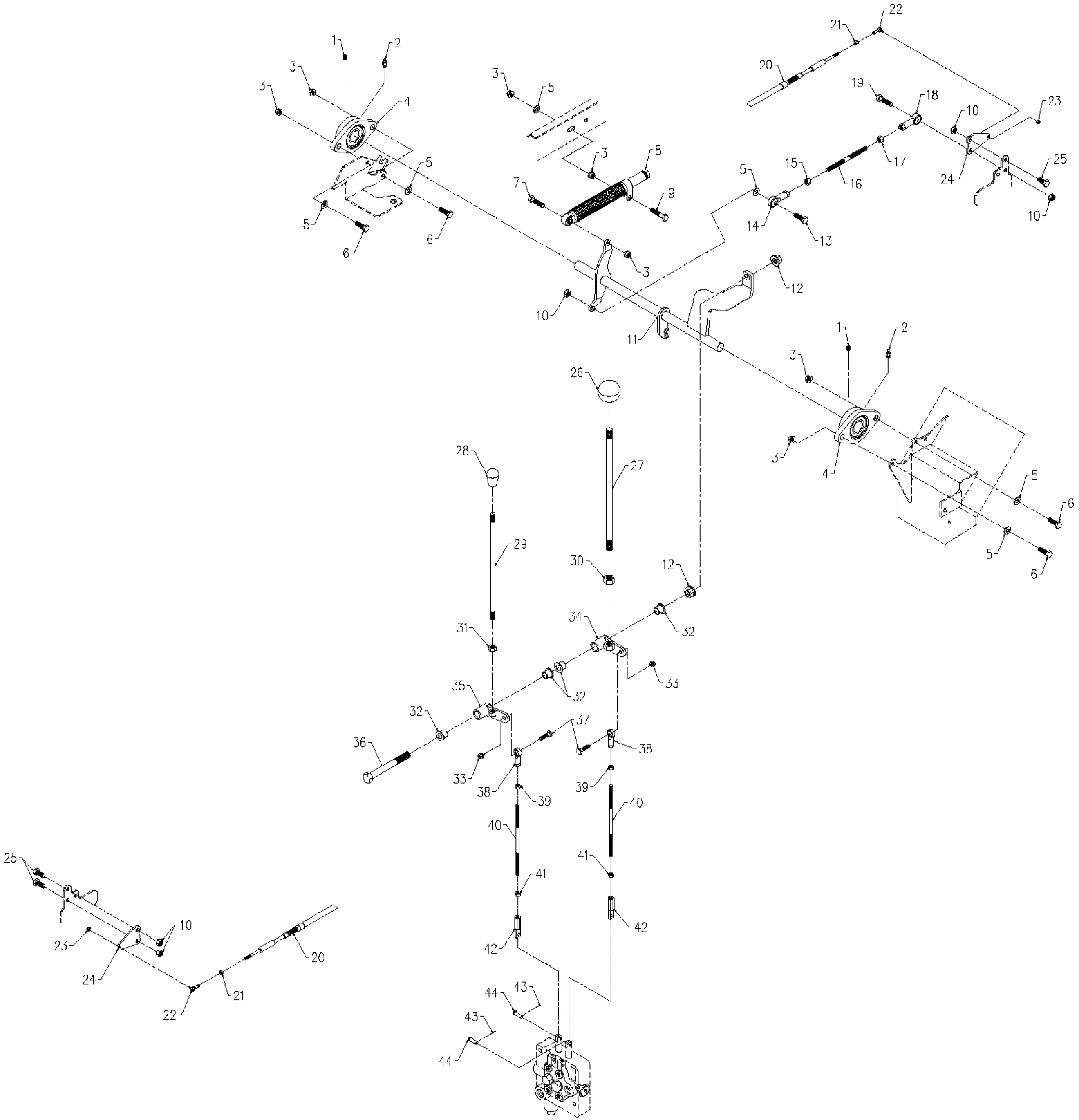 Bedienungshebel S.D.L.A., B&S Vanguard