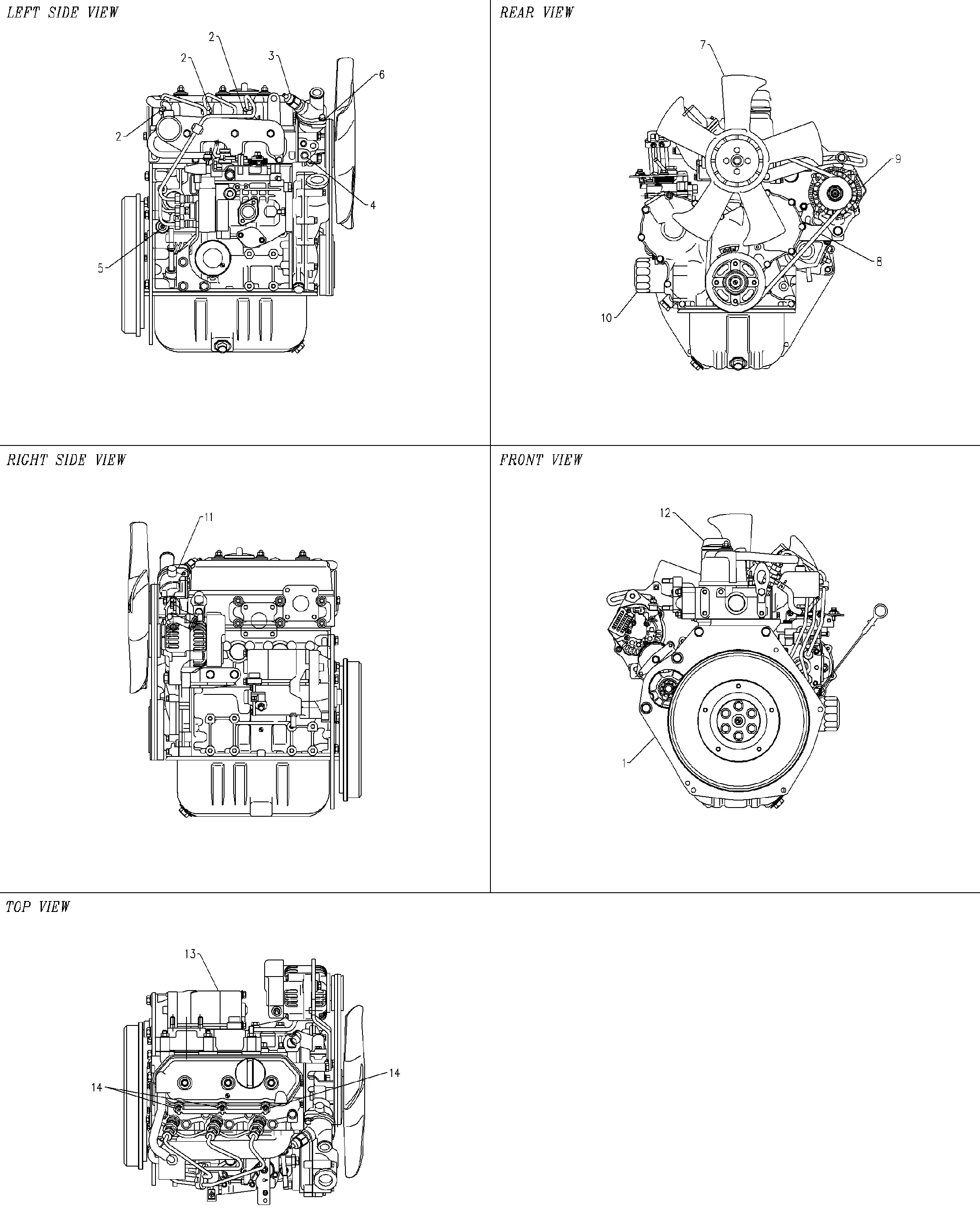 Motor, B&S Diesel