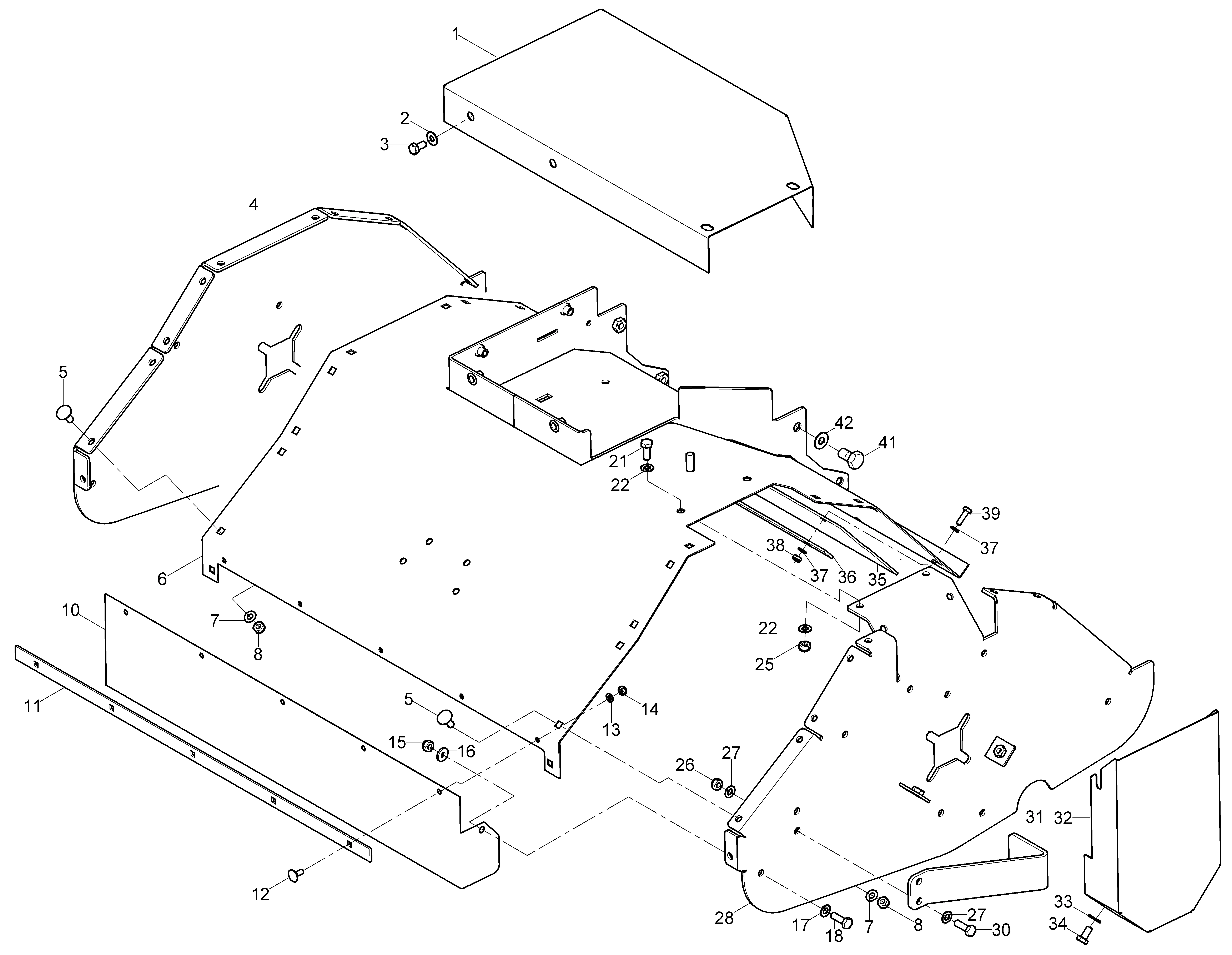 Gehäuse, Schlegelmulcher
