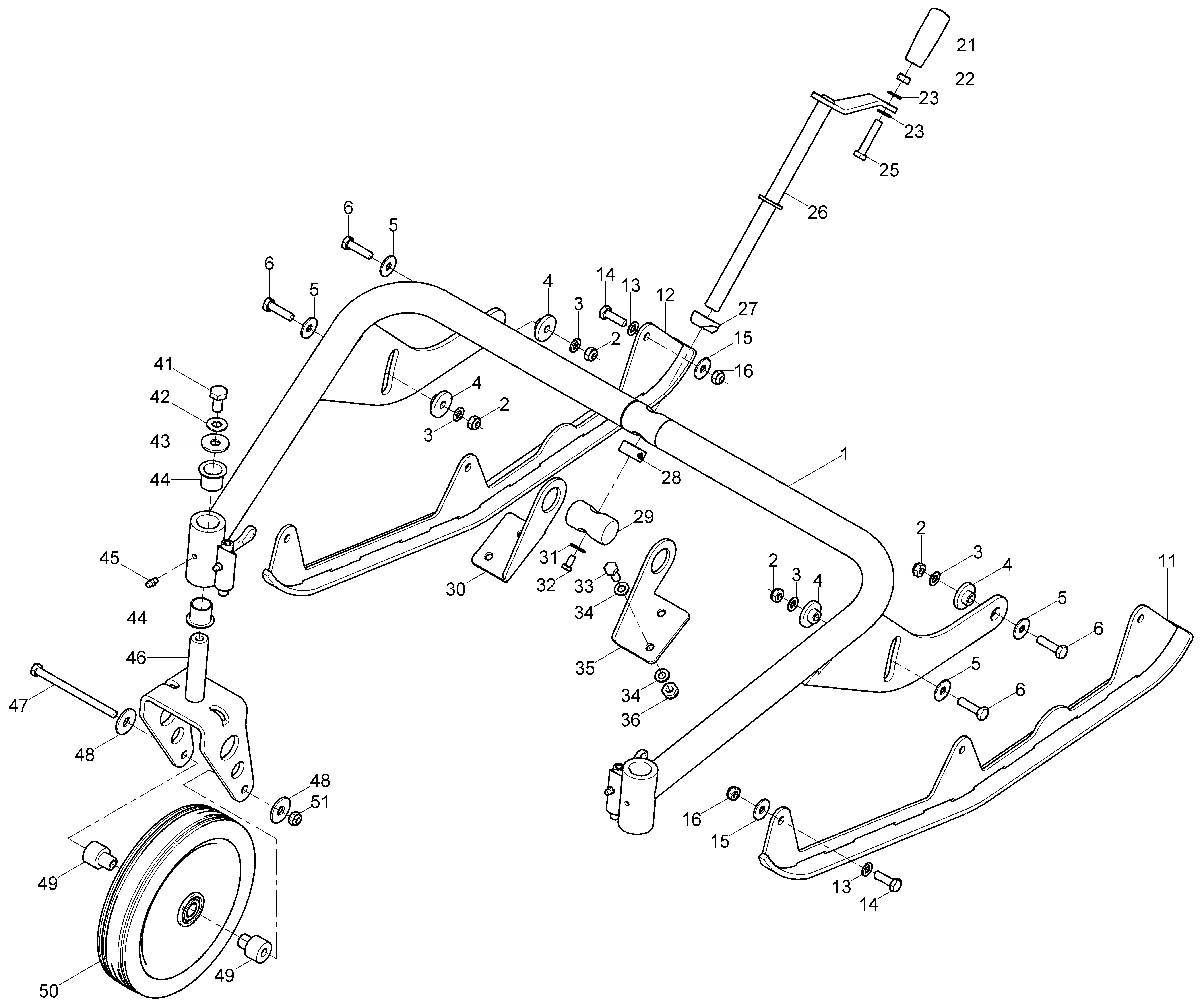 Fronträder, Schlegelmulcher
