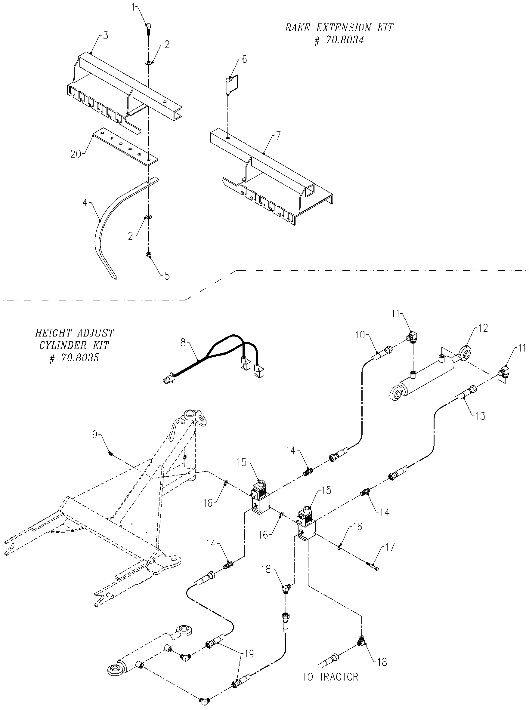 Egalisierrechen, Verbreiterung