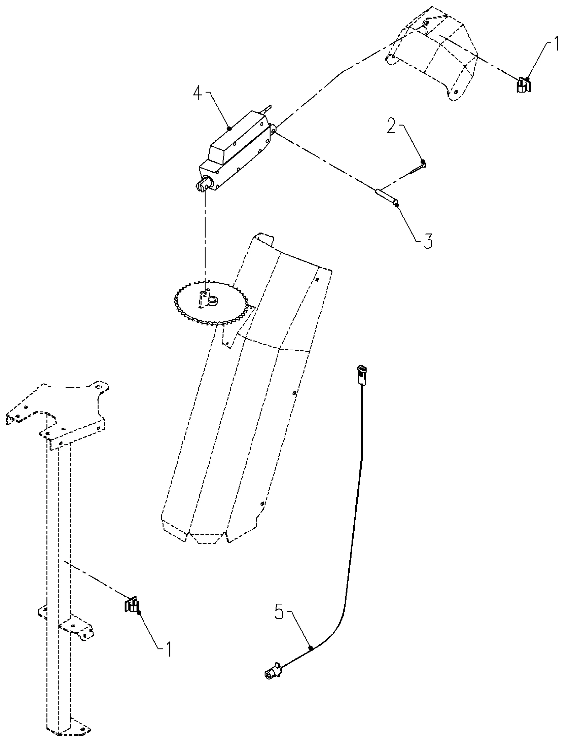 Schneefräse, Verstelleinrichtung elektrisch