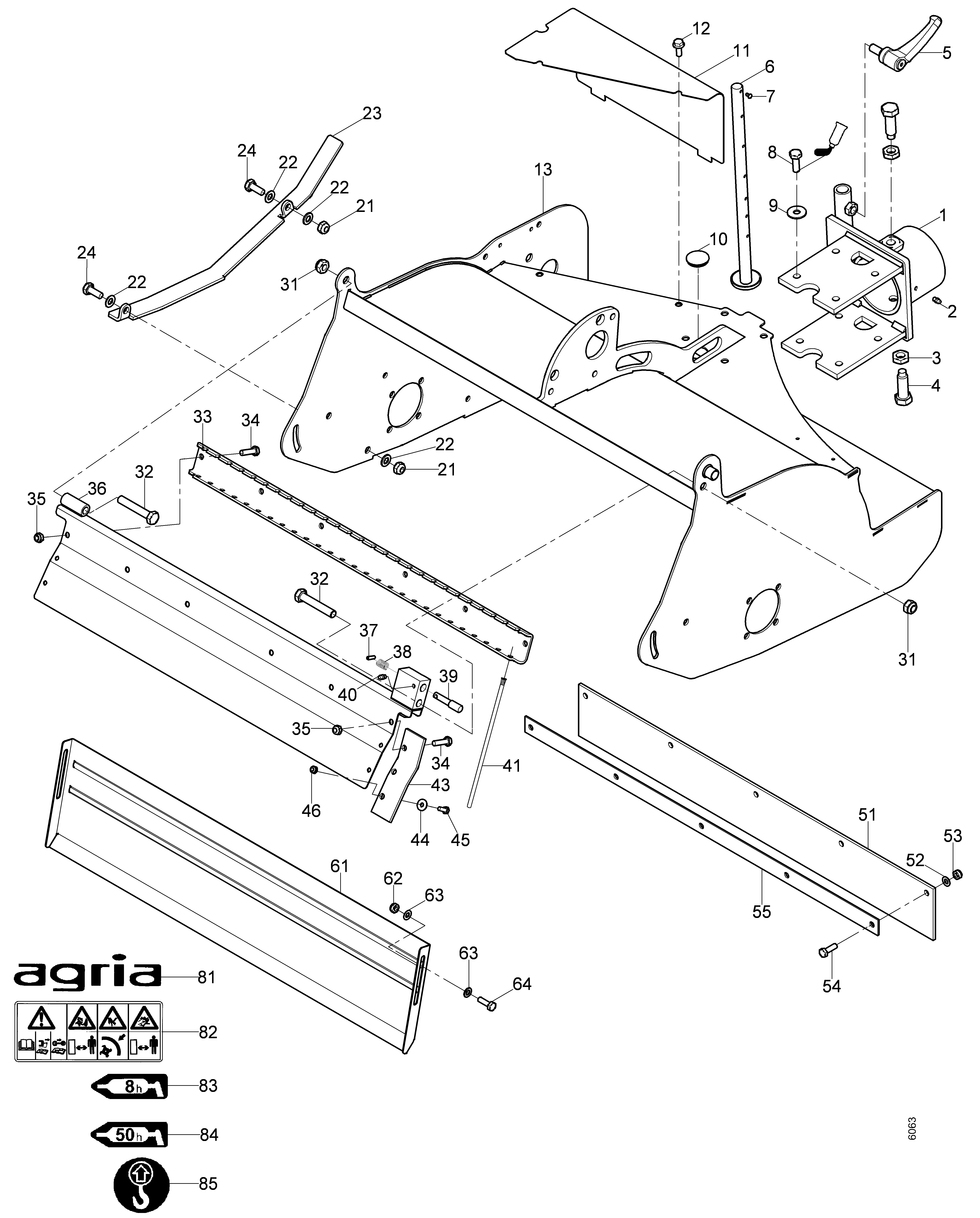 Stone burier, cover, strainer
