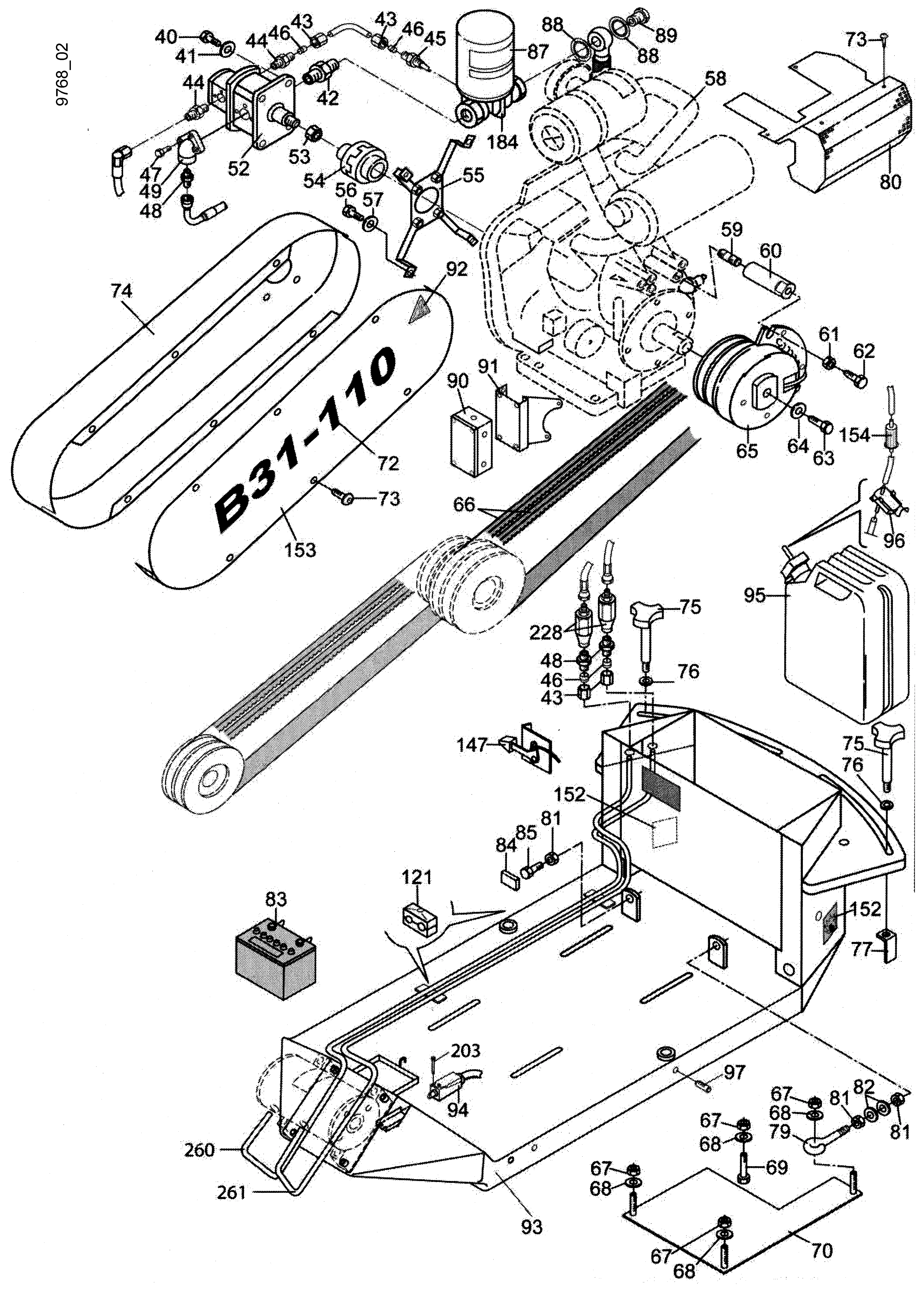 Baumstubbenfräse, Entraînement