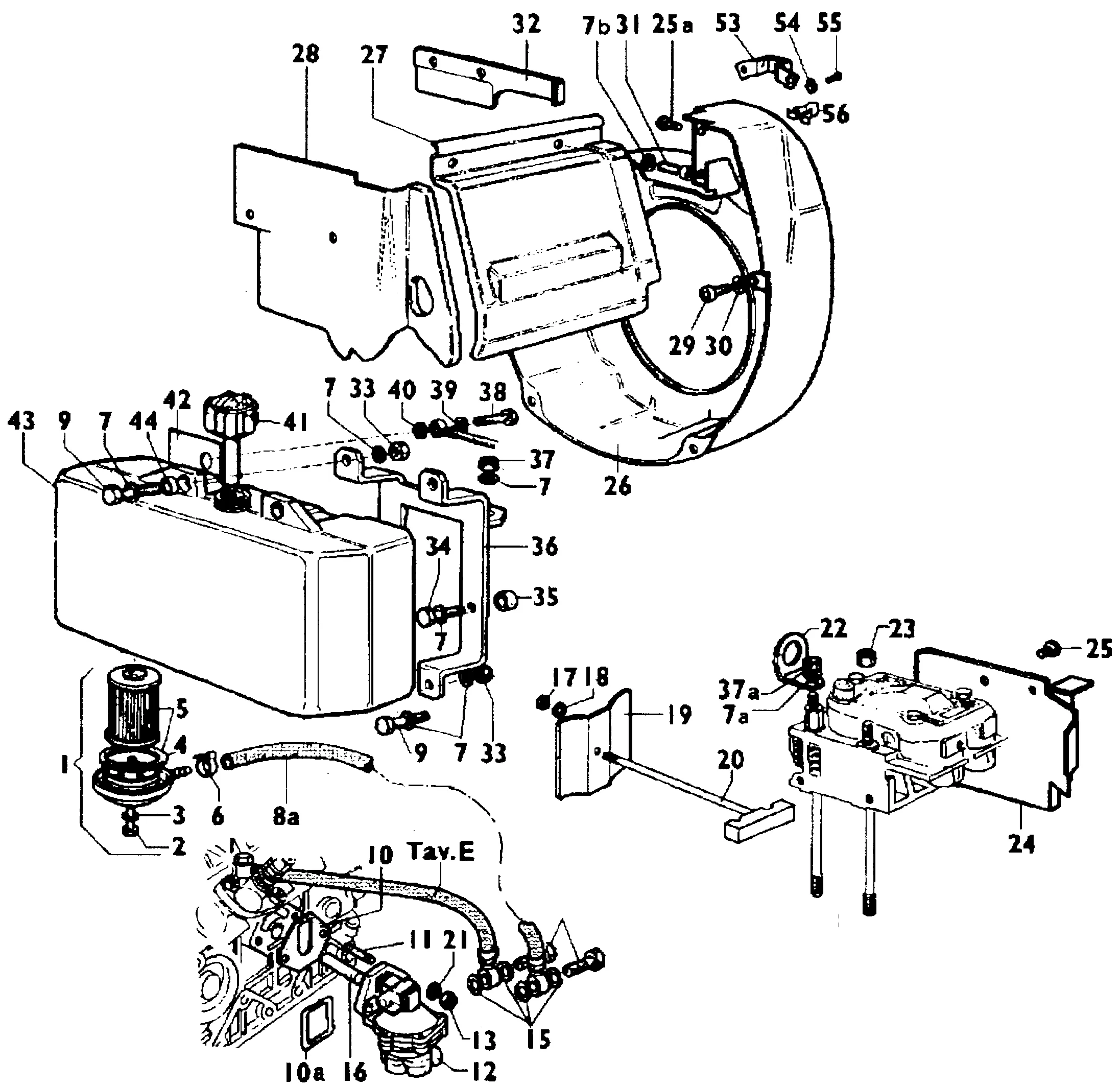 Kraftstoffsystem, Luftkühlung