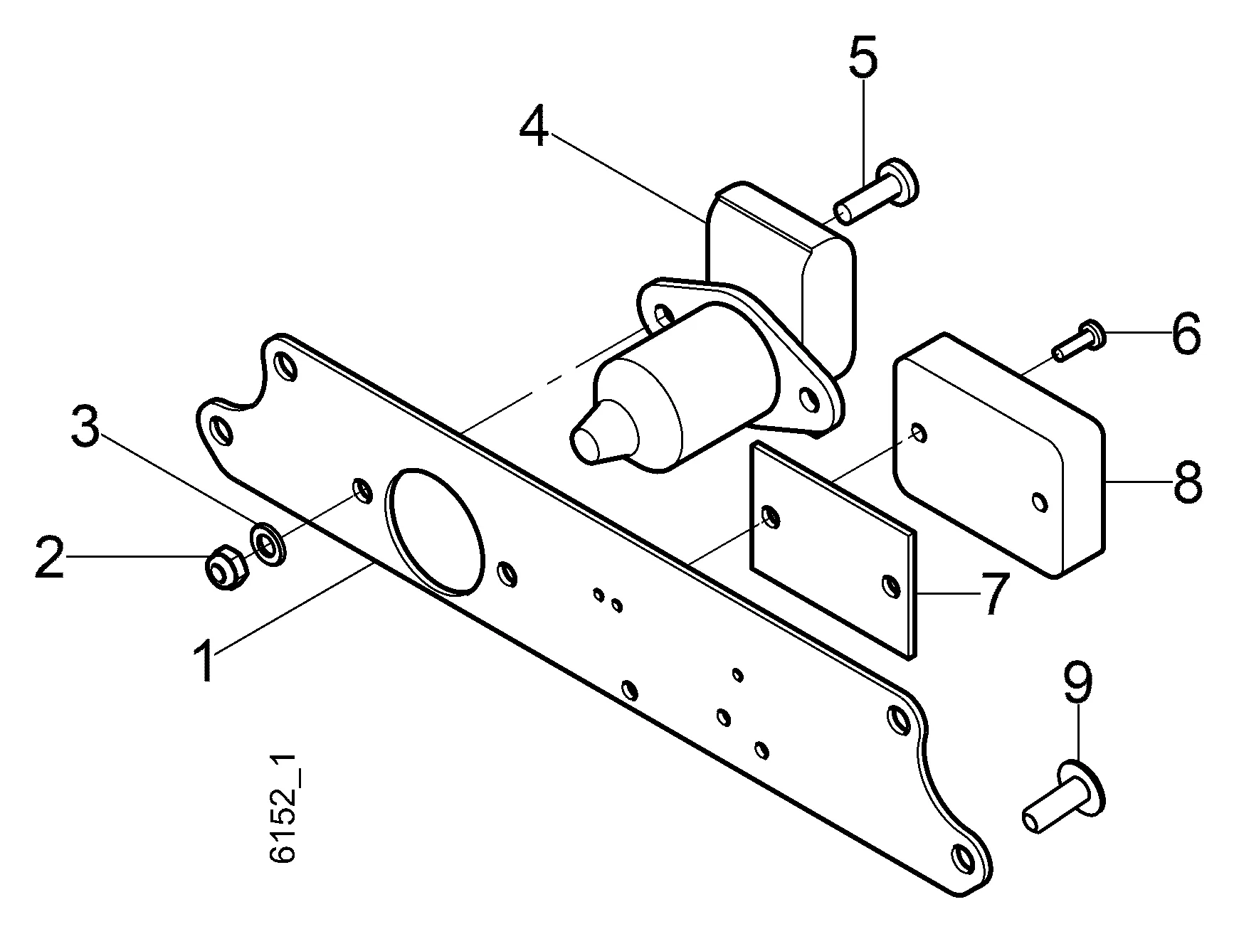 Armaturenbrett, Ausführung Benzinmotor Kohler