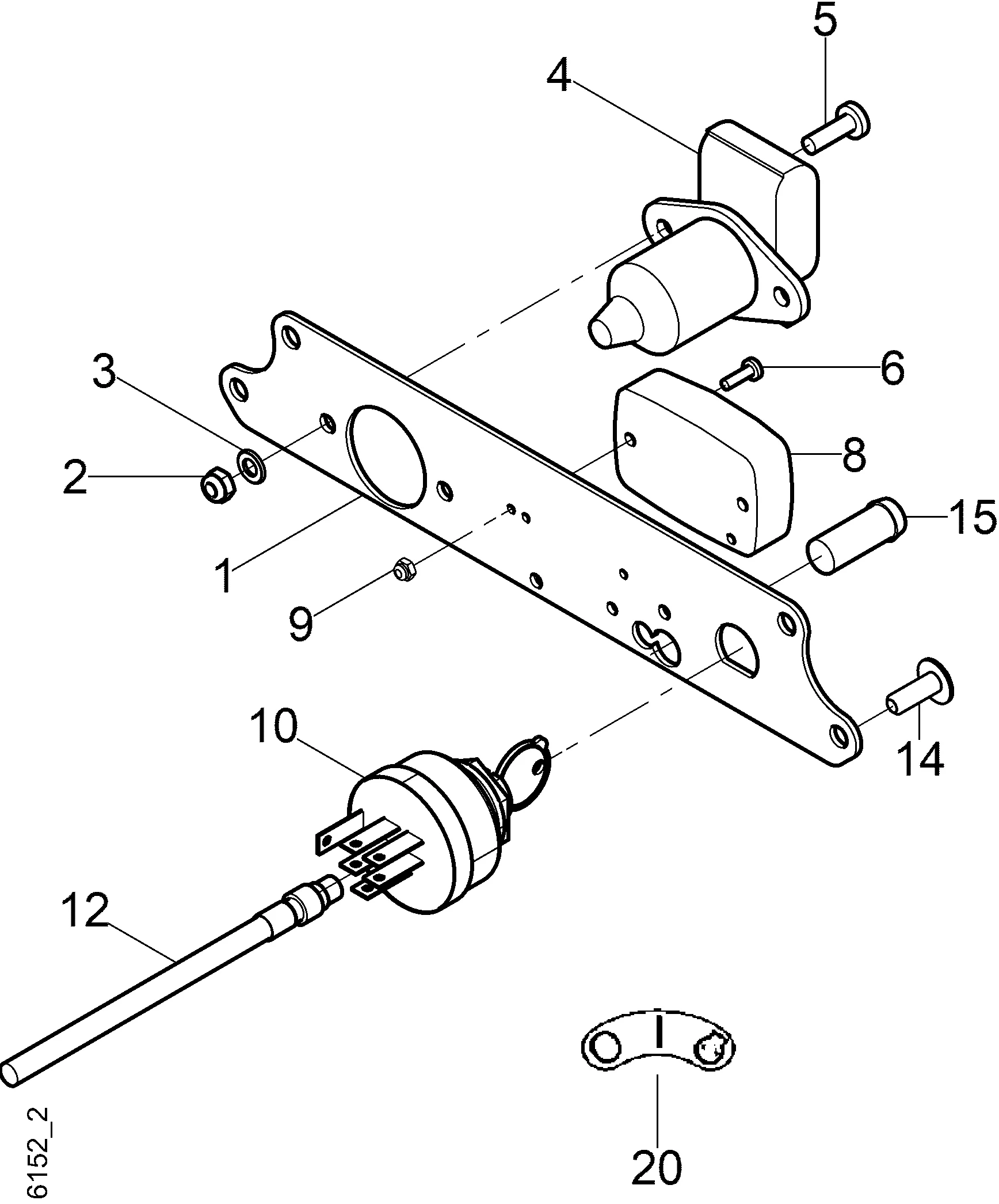Armaturenbrett, Ausführung Benzinmotor Yamaha