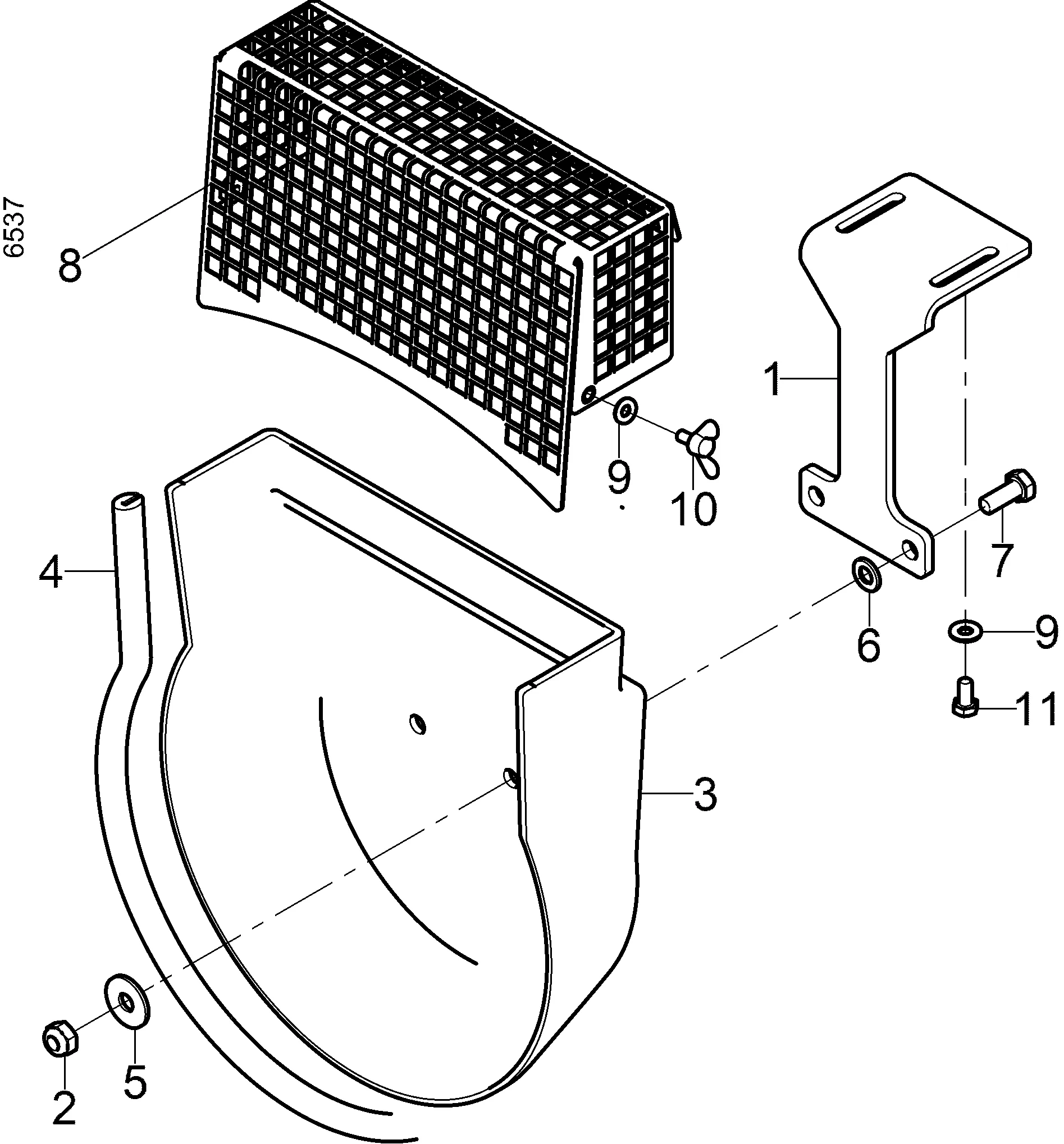 Lüftergitter oben Artikel 5938 971-> Kohler CH620