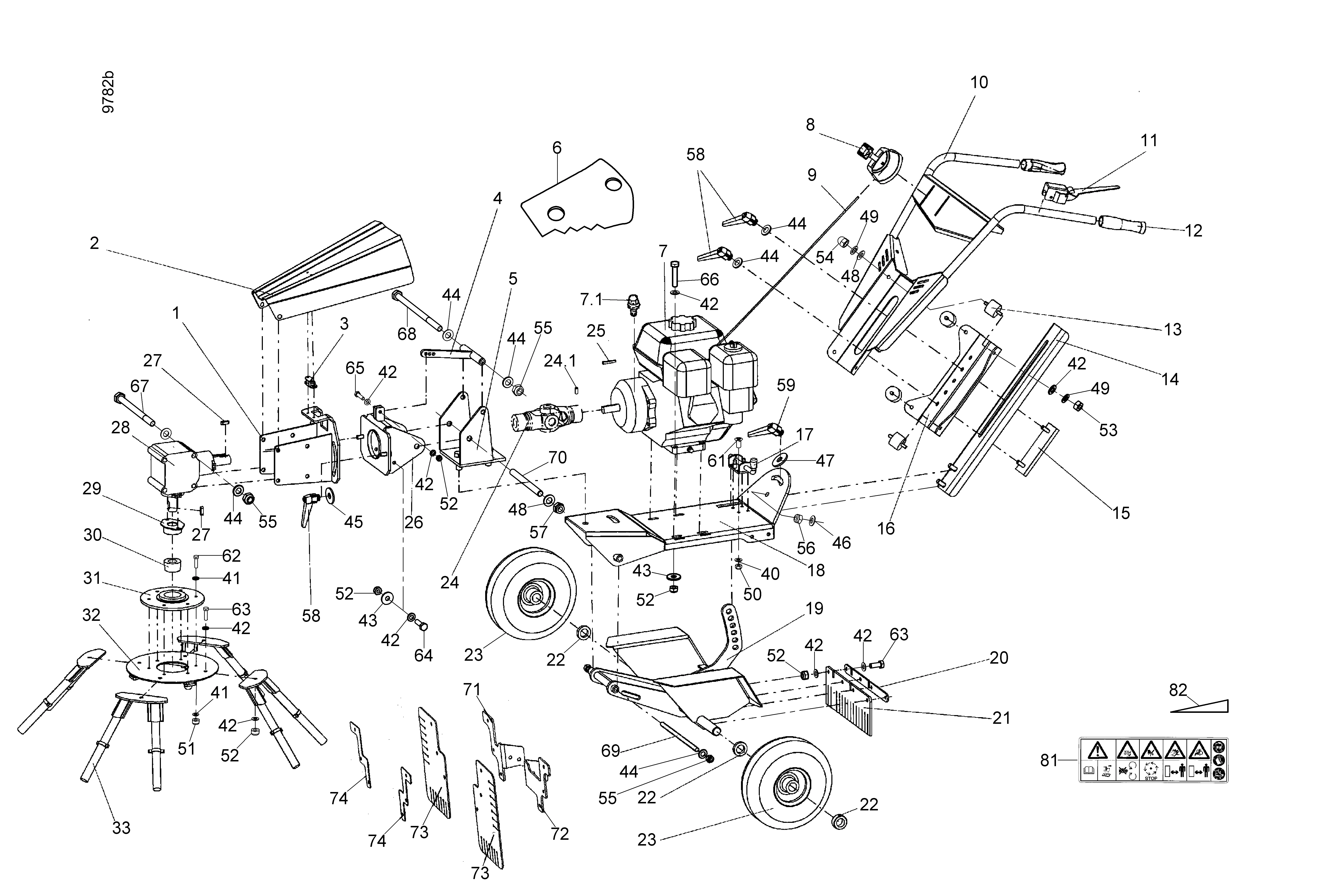 Brosse de désherbage