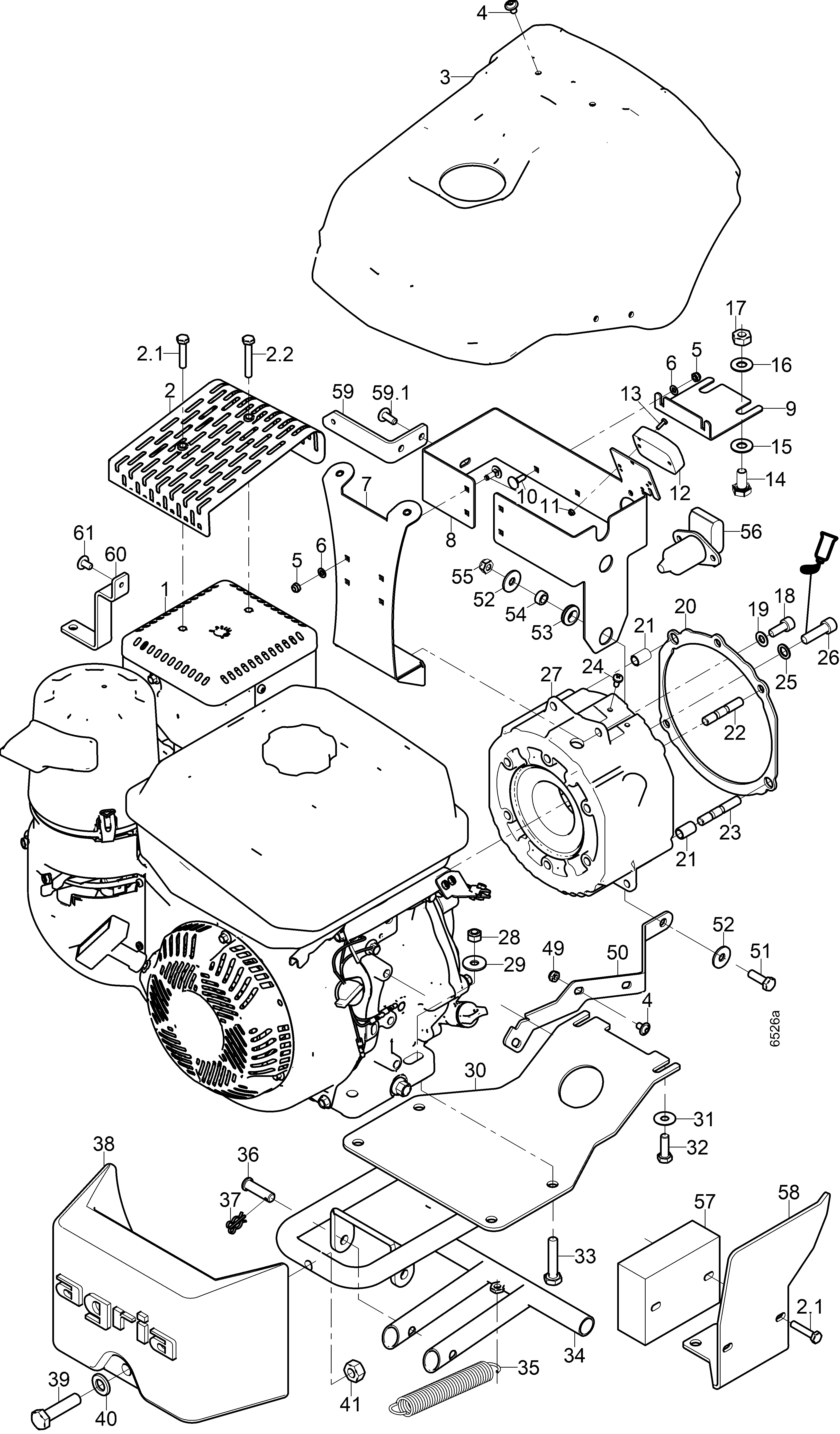 Motor-Anbauteile Kohler CH395