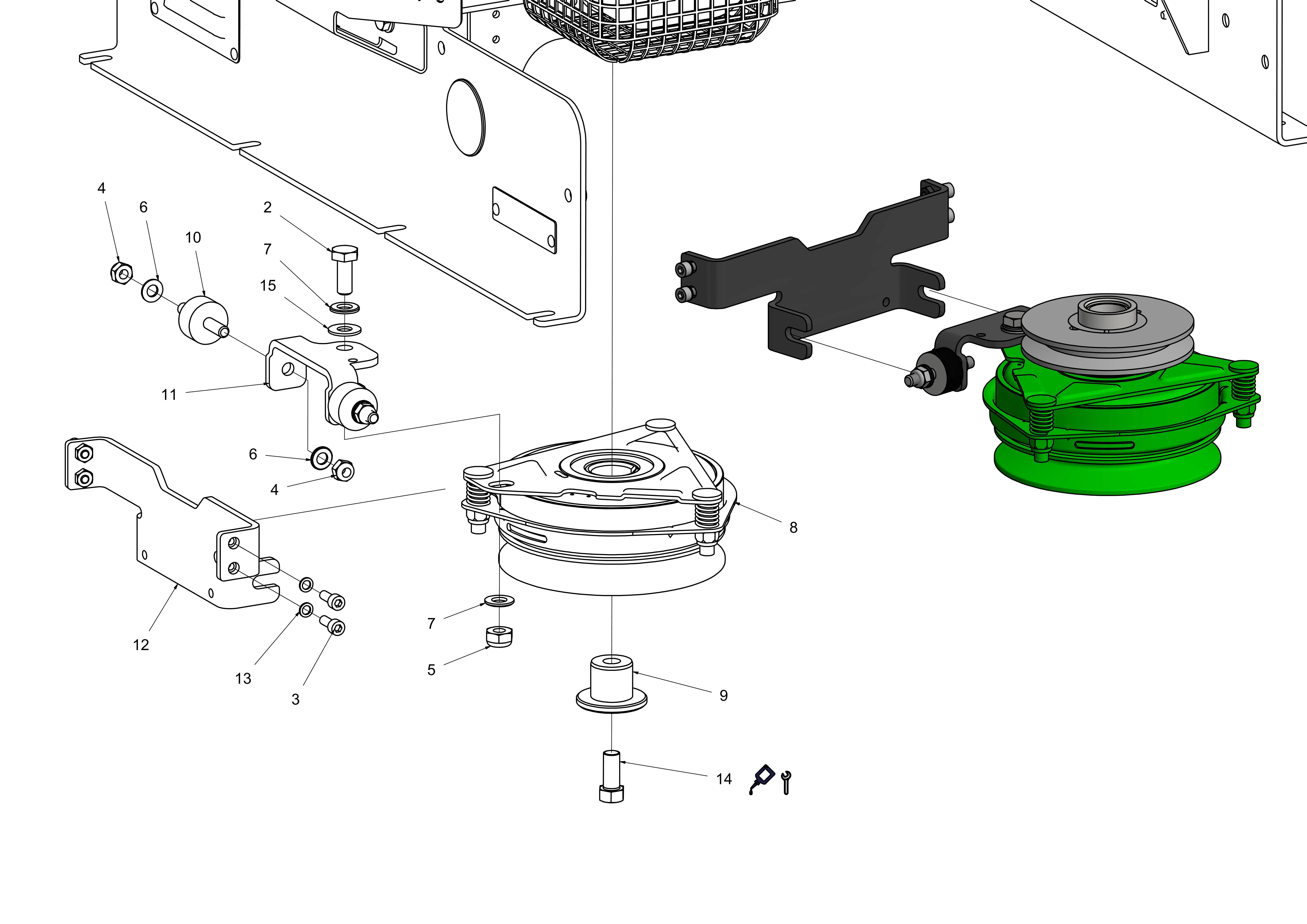 E-Magnetkupplung mit neuer Kupplungsarretierung