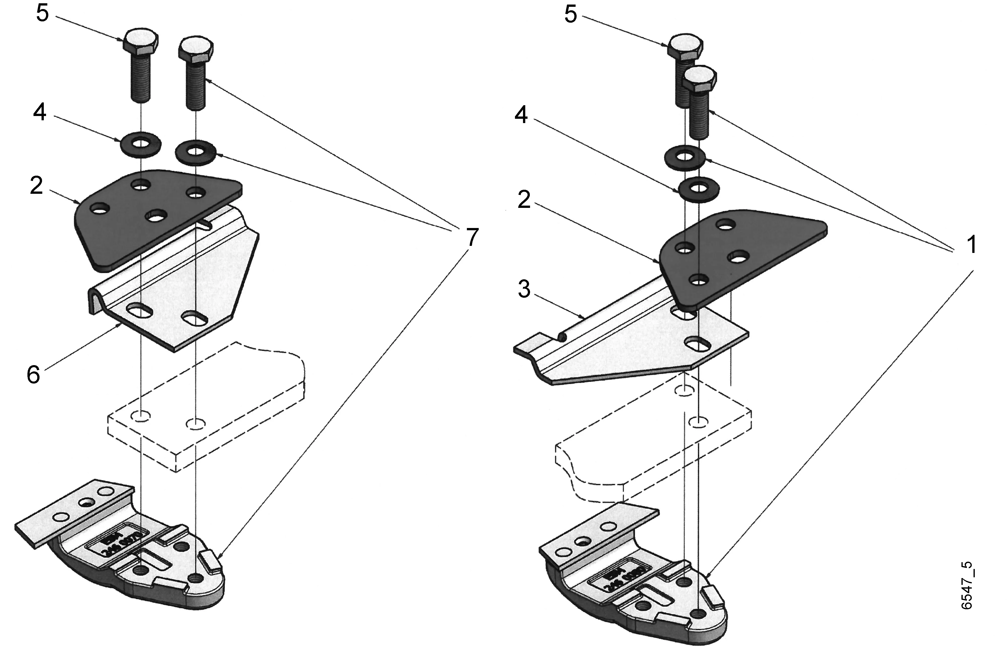 Abschlussmesser mit Platte