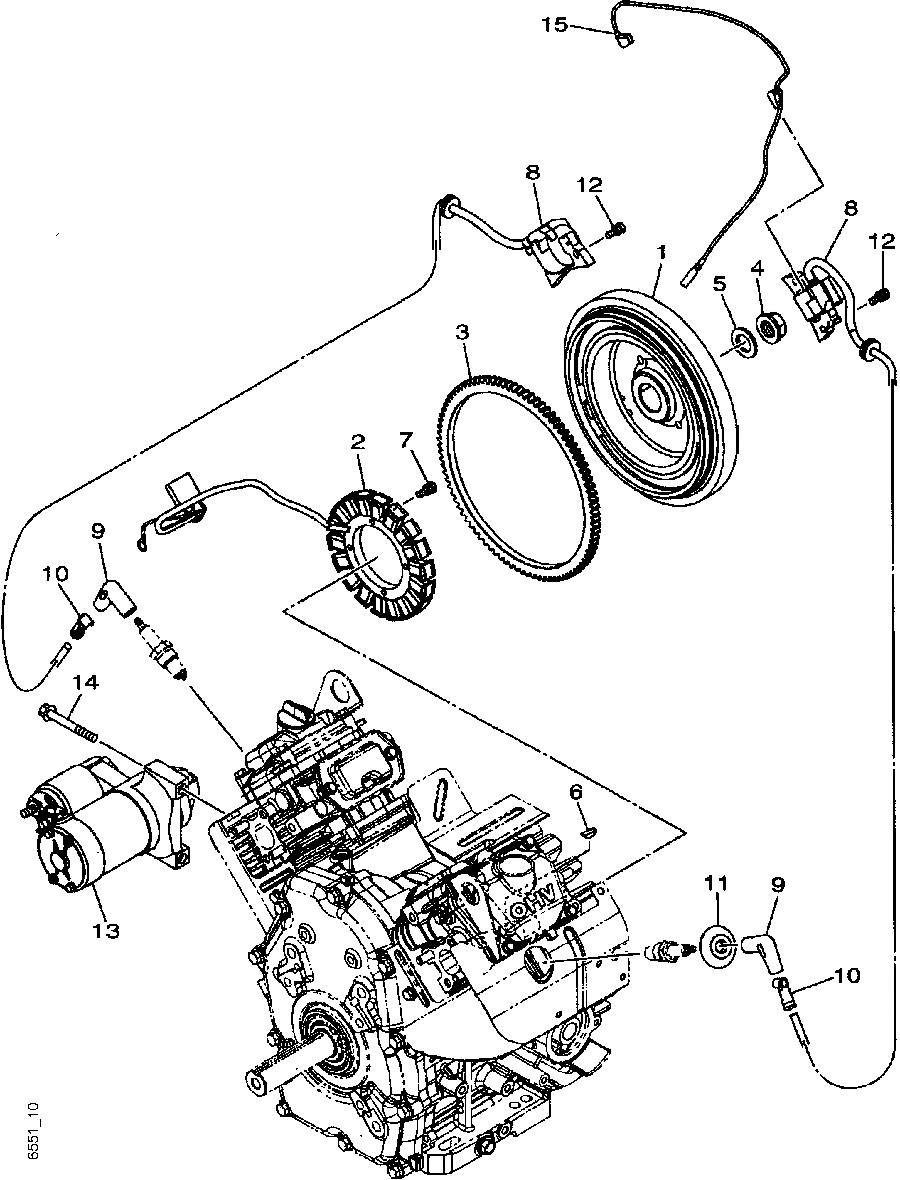 Générateur, système d'allumage, démarreur