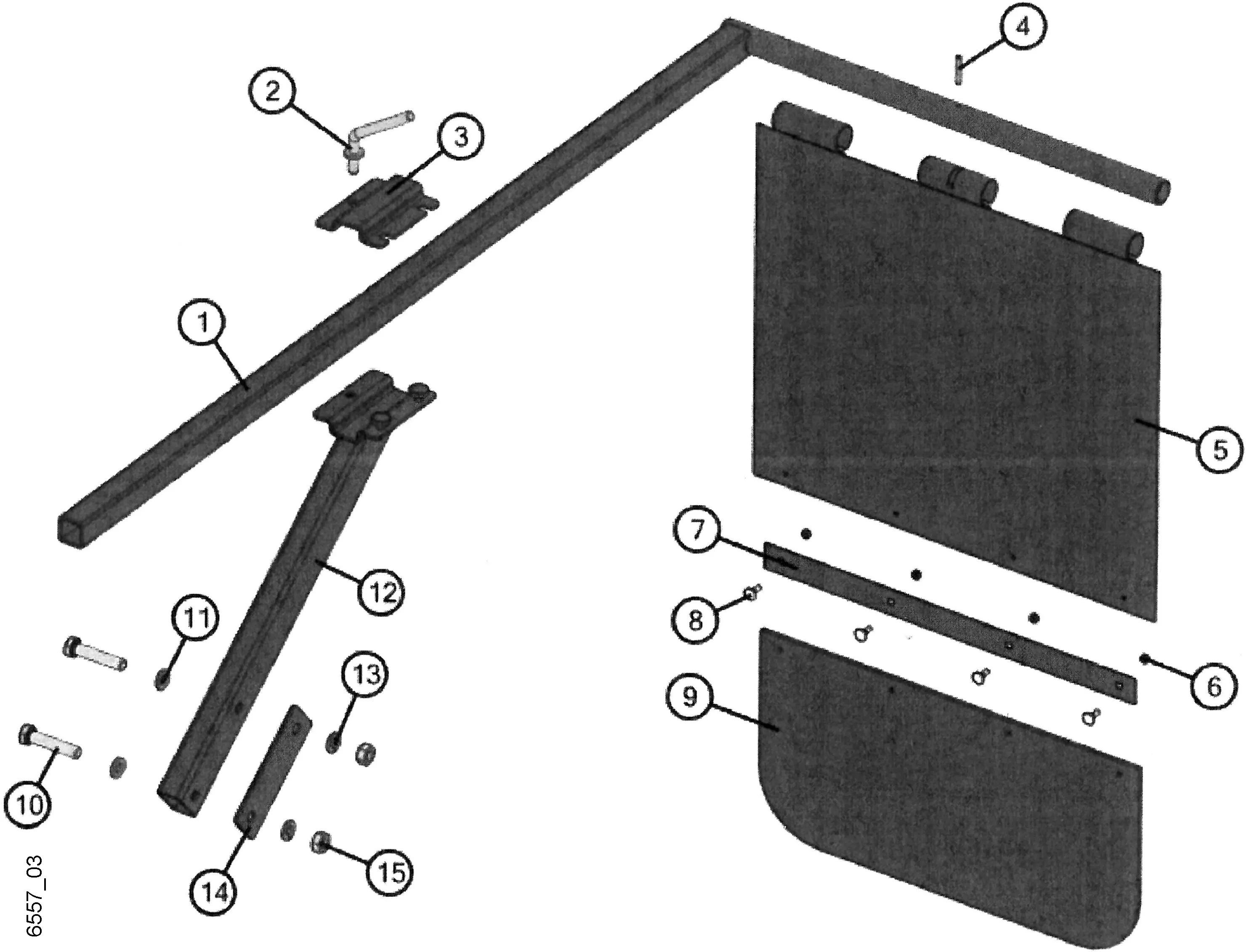 Schwadklappe