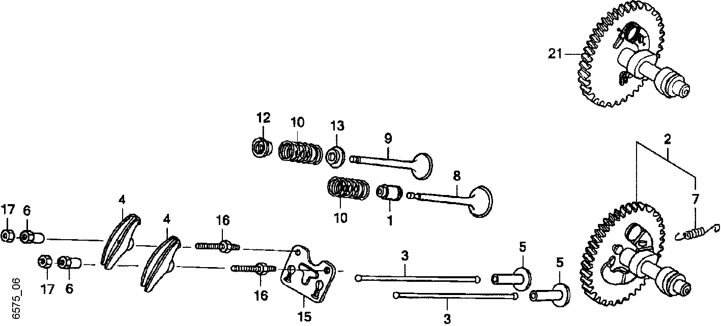 Ventile, Nockenwelle