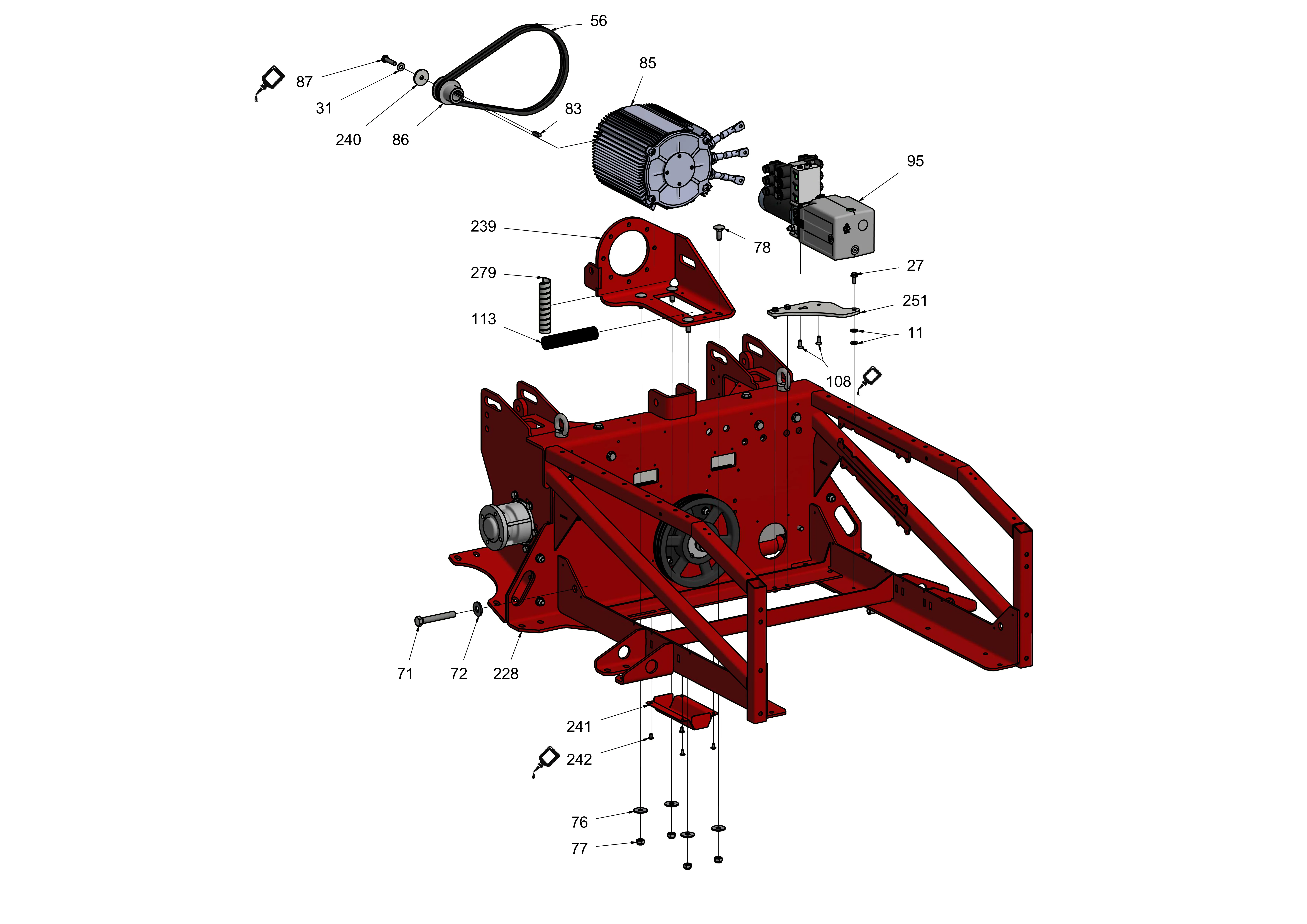 Elektromotor, Hydraulikaggregat