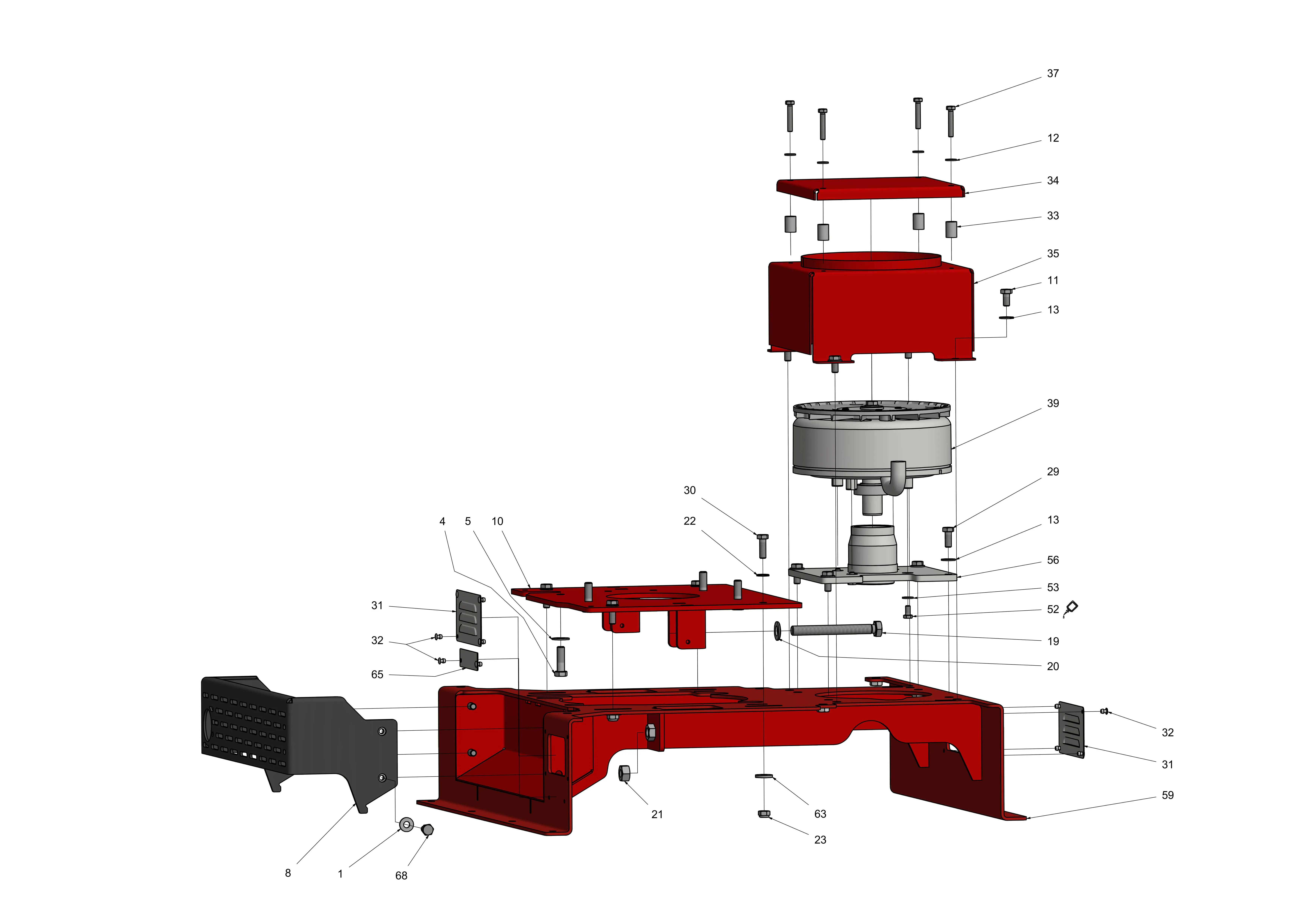 Engine carrier (generator)