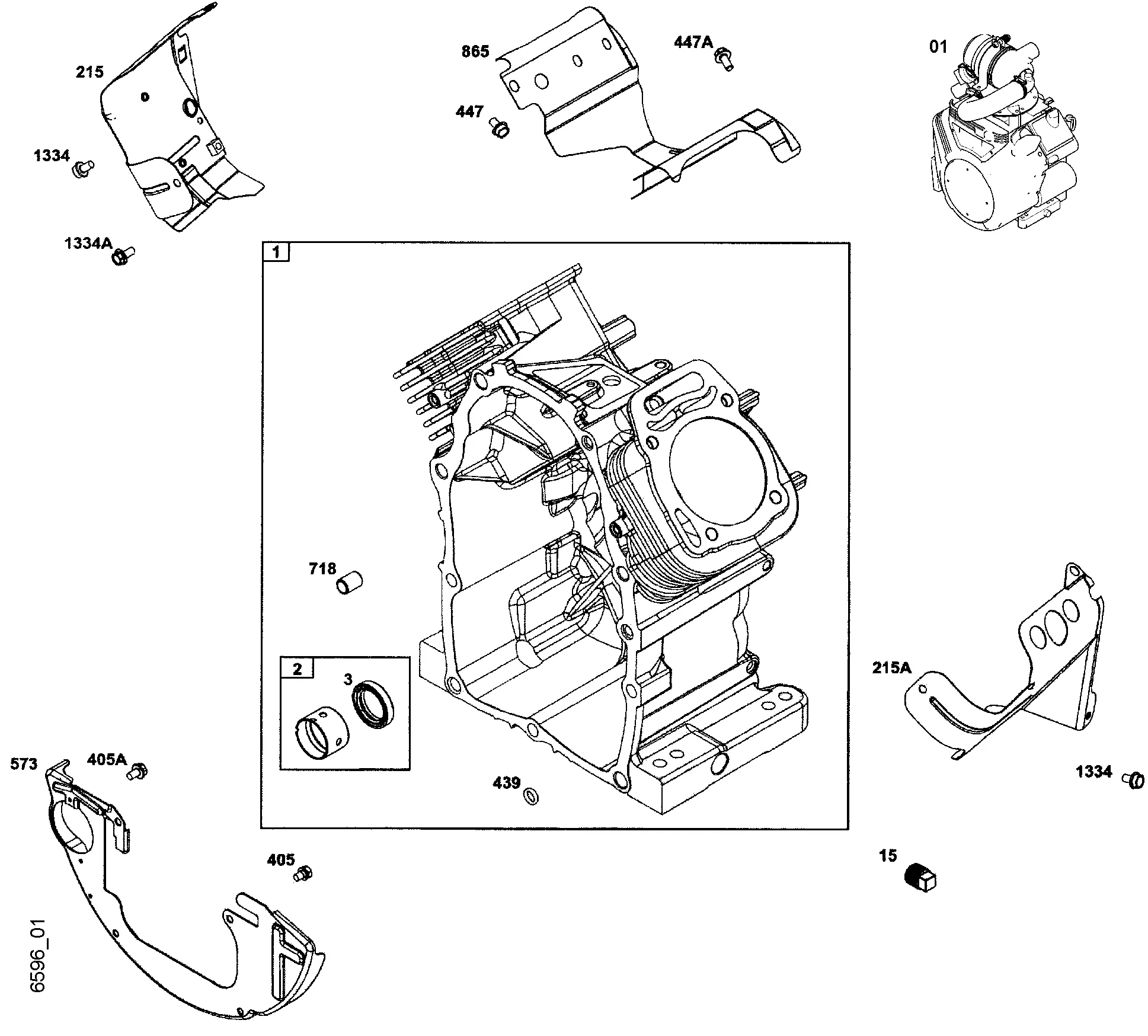 Boîte de manivelle, cylindre
